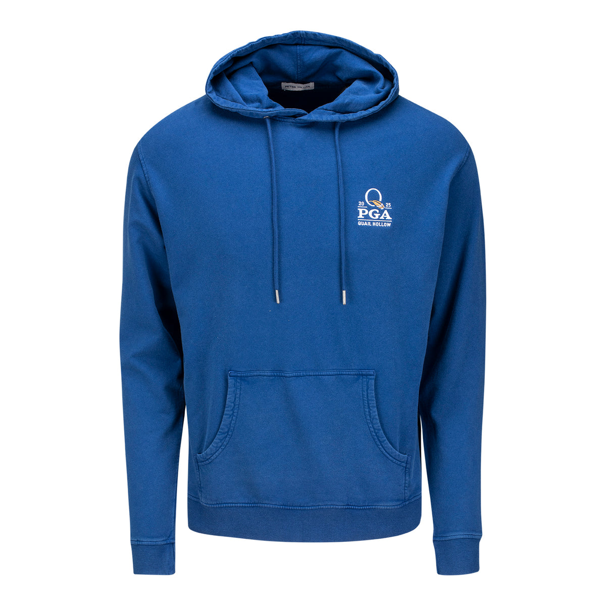 Peter Millar 2025 PGA Championship Lava Wash Hoodie in Navy - Front View