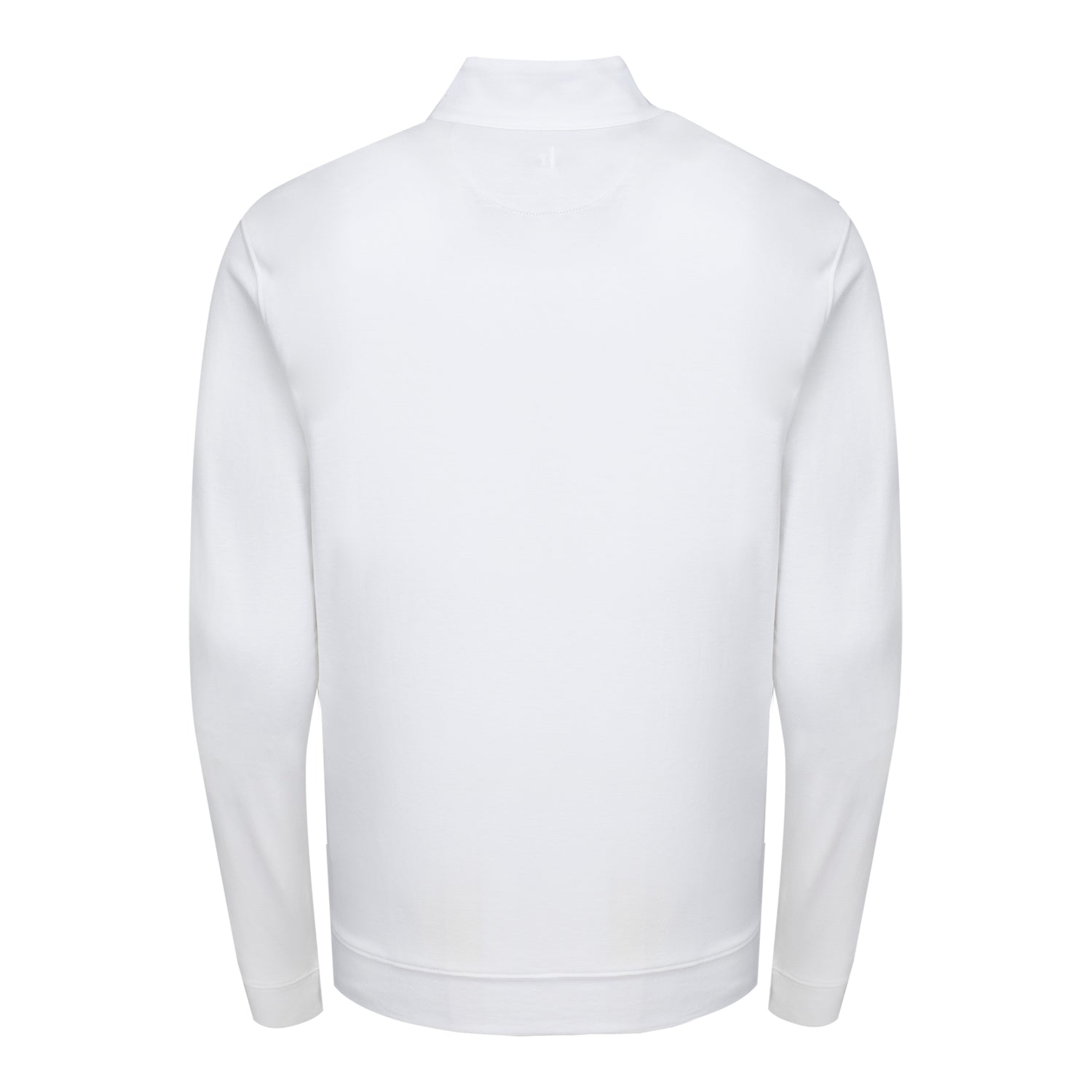 Johnnie-O 2025 PGA Championship Sully Cotton Quarter Zip in White - Front View