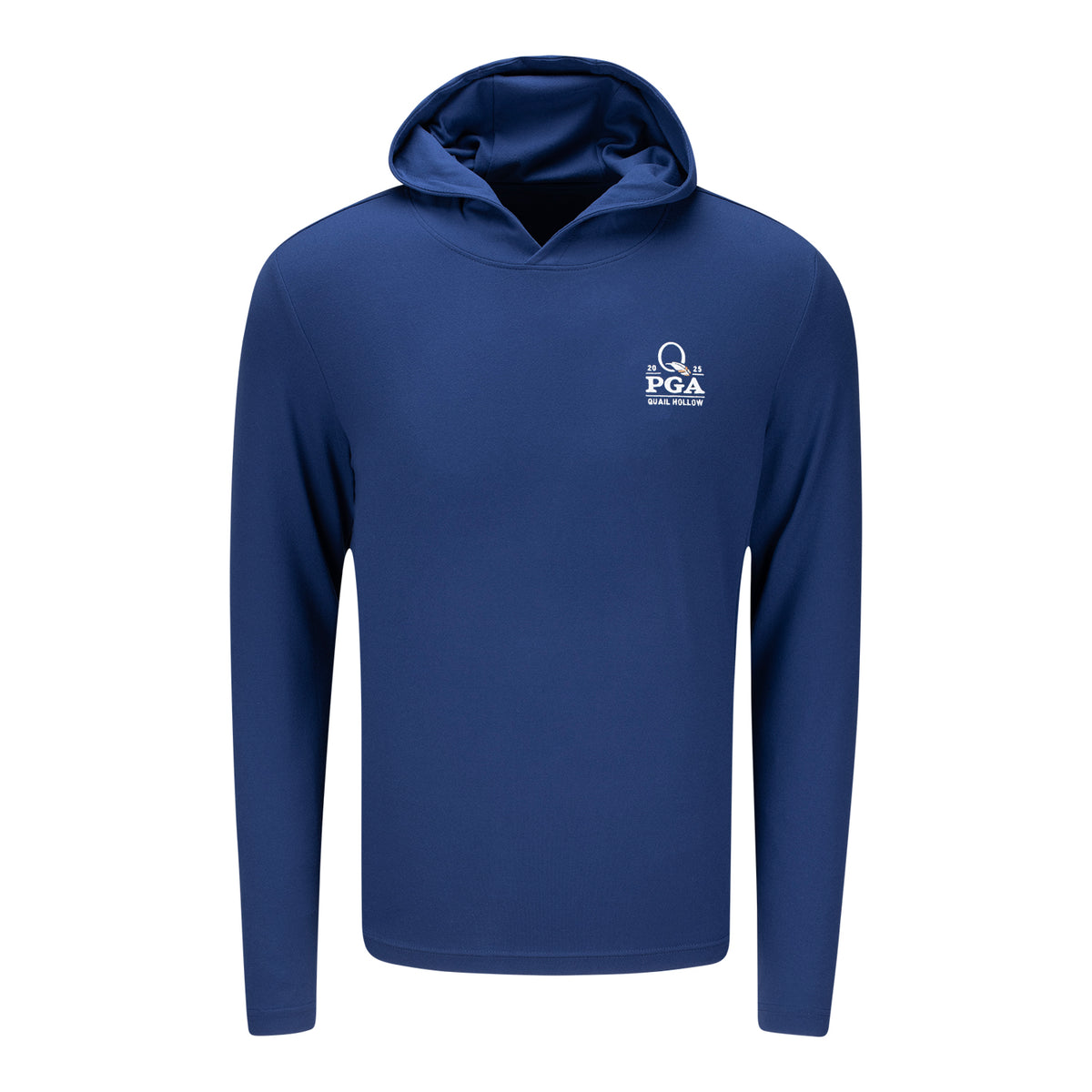 Holderness &amp; Bourne 2025 PGA Championship Jackson Performance Hoodie in Navy - Front View