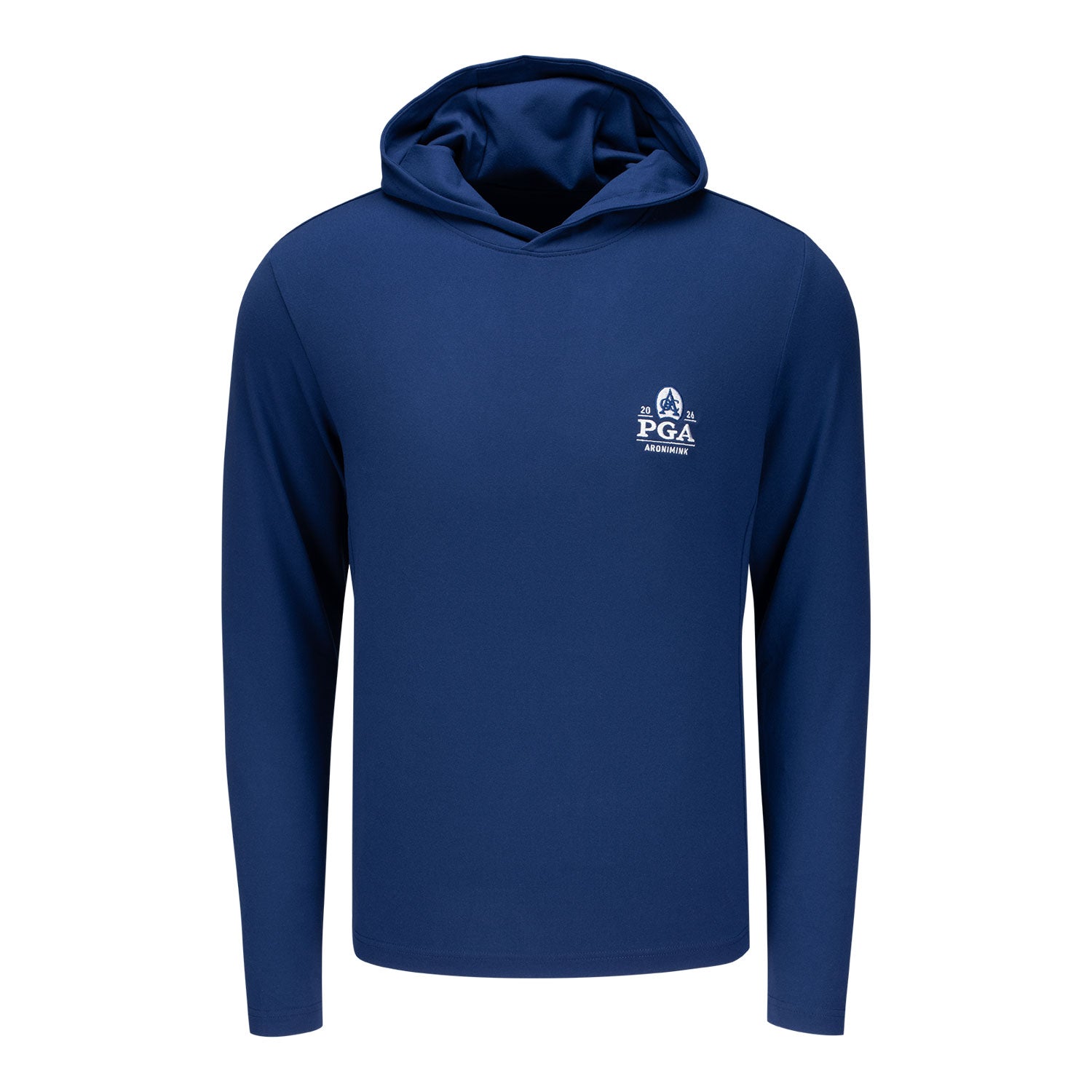 Holderness & Bourne 2026 PGA Championship Jackson Performance Hoodie in Navy - Front View