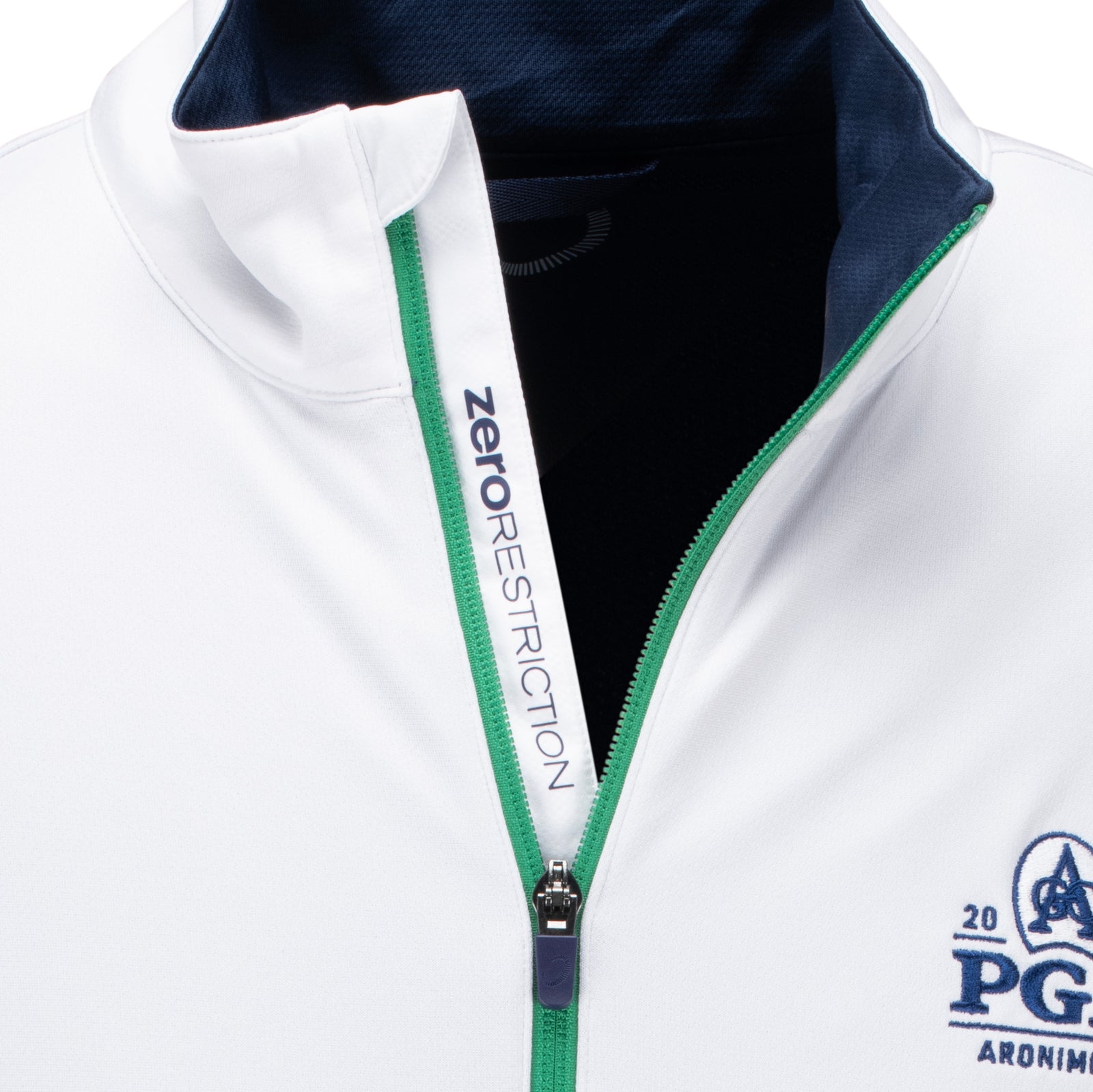 Zero Restriction 2026 PGA Championship Hagler Quarter Zip in Navy - Front View
