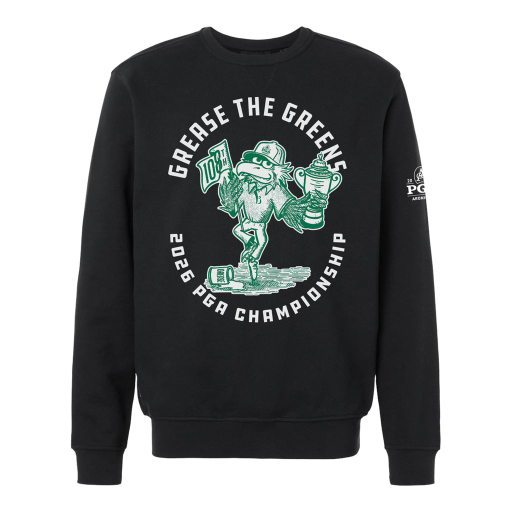 Underdog 2026 PGA Championship Grease the Greens Crewneck in Black