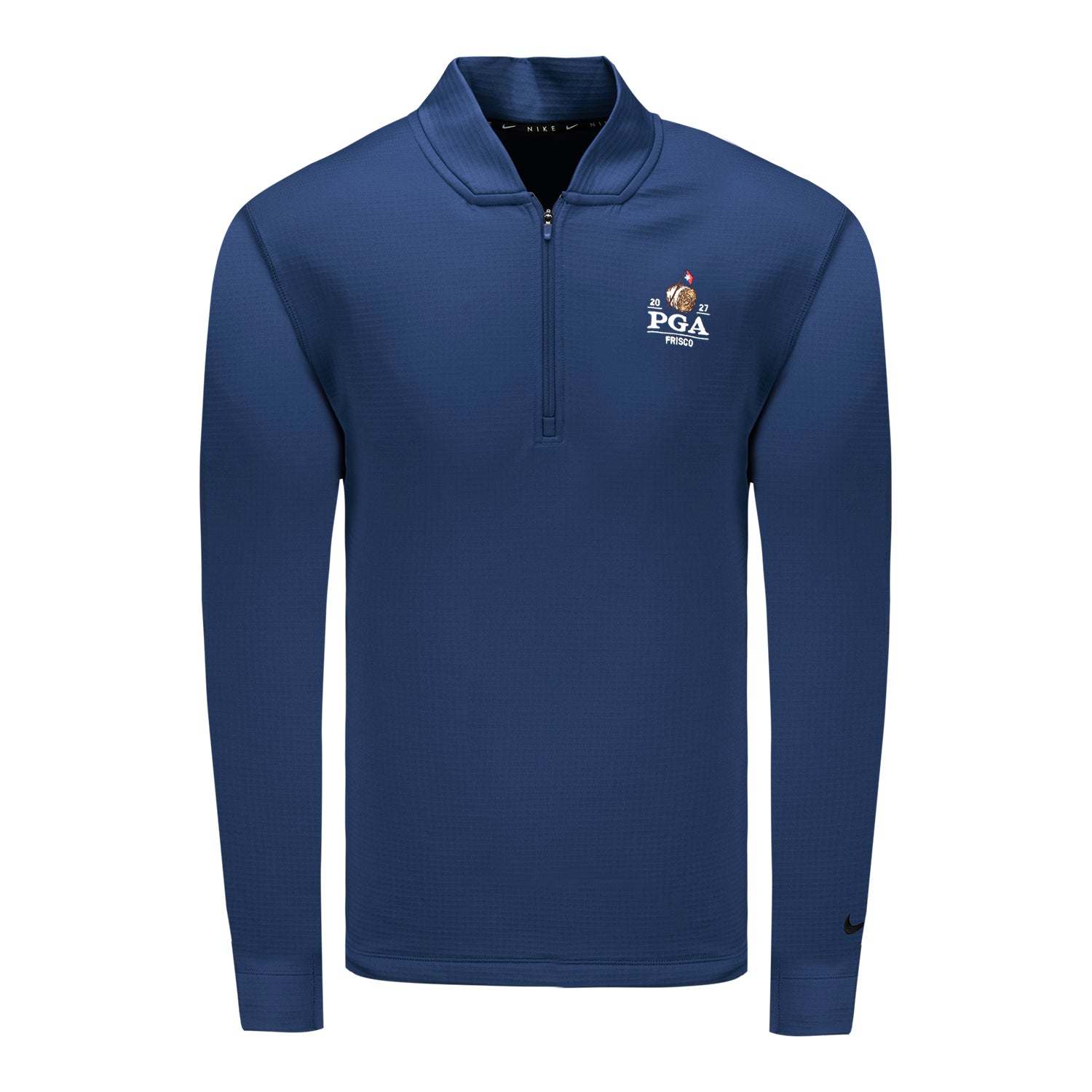 Nike 2027 PGA Championship Velocity Quarter Zip in College Navy - Front View