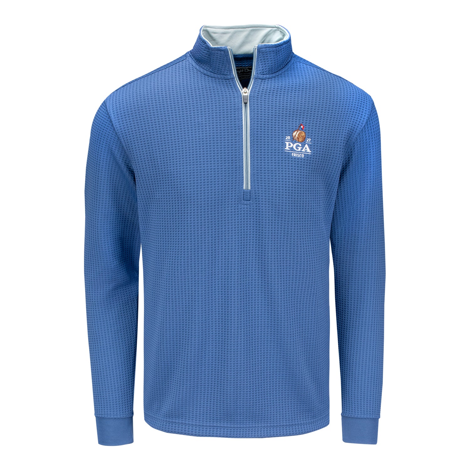Straight Down 2027 PGA Championship Optic Quarter Zip in Moonlight - Front View
