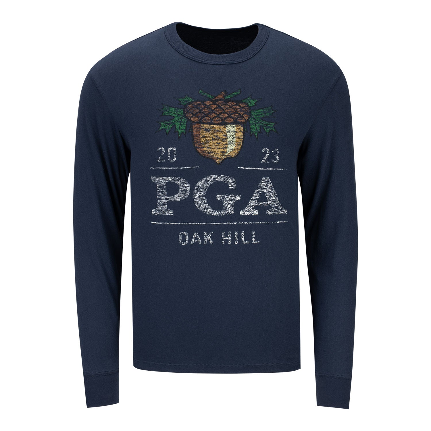 '47 Brand 2023 PGA Championship Premier Franklin Ol Long Sleeve T-Shirt in Navy- Front View