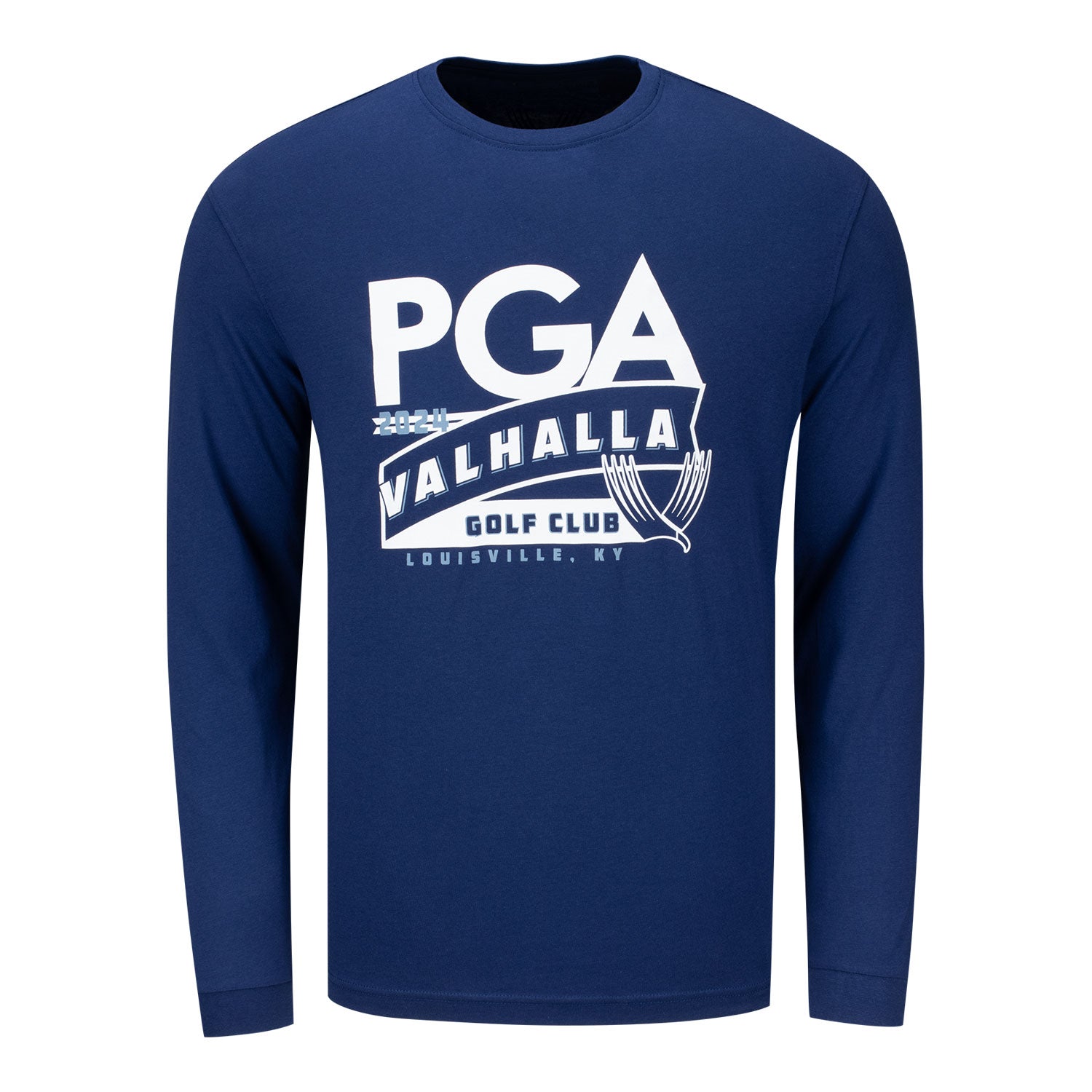Ahead Men's 2024 PGA Championship Long Sleeve TShirt in Indigo PGA Shop
