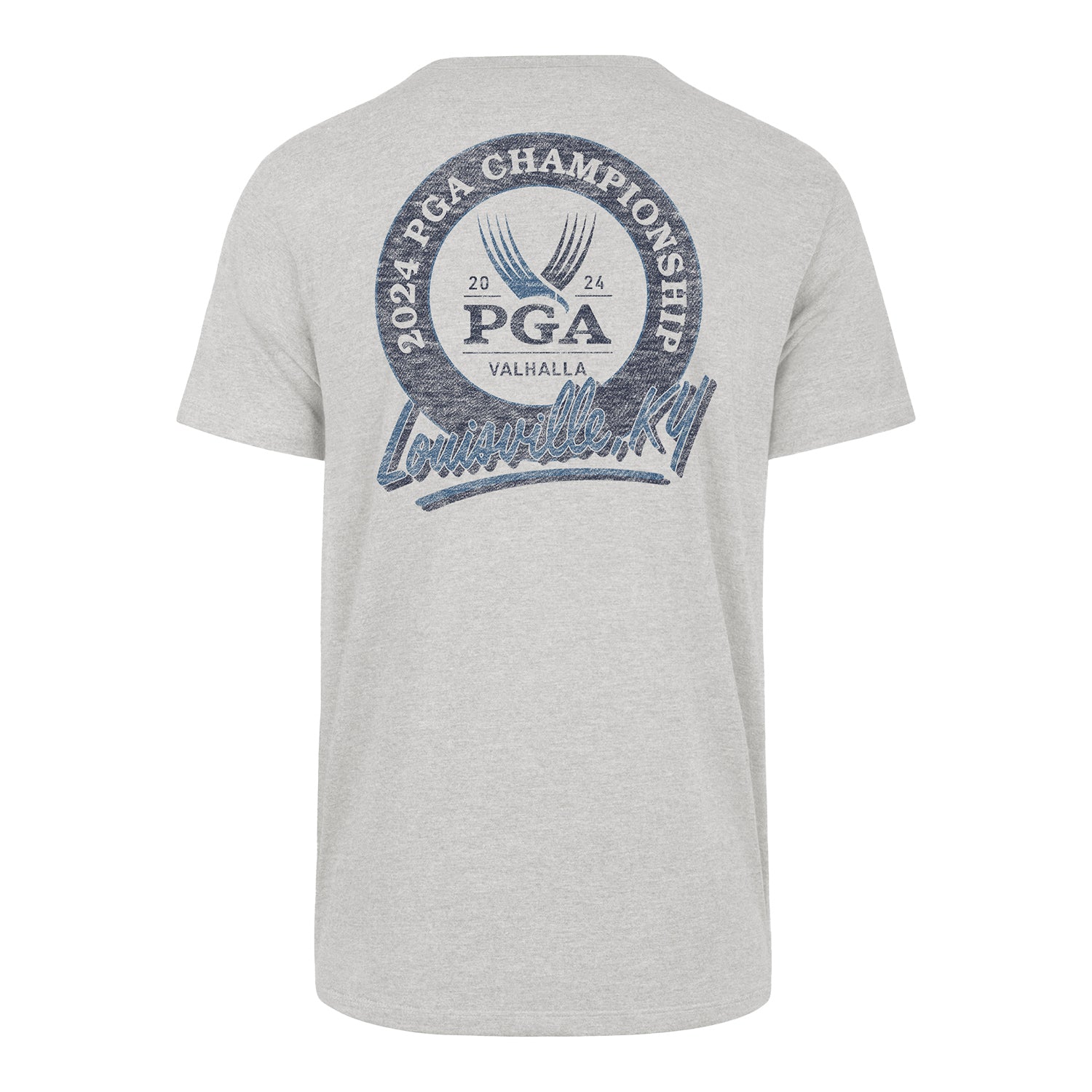 '47 Brand 2024 PGA Championship Insignia T-Shirt in Relay Grey - Front View