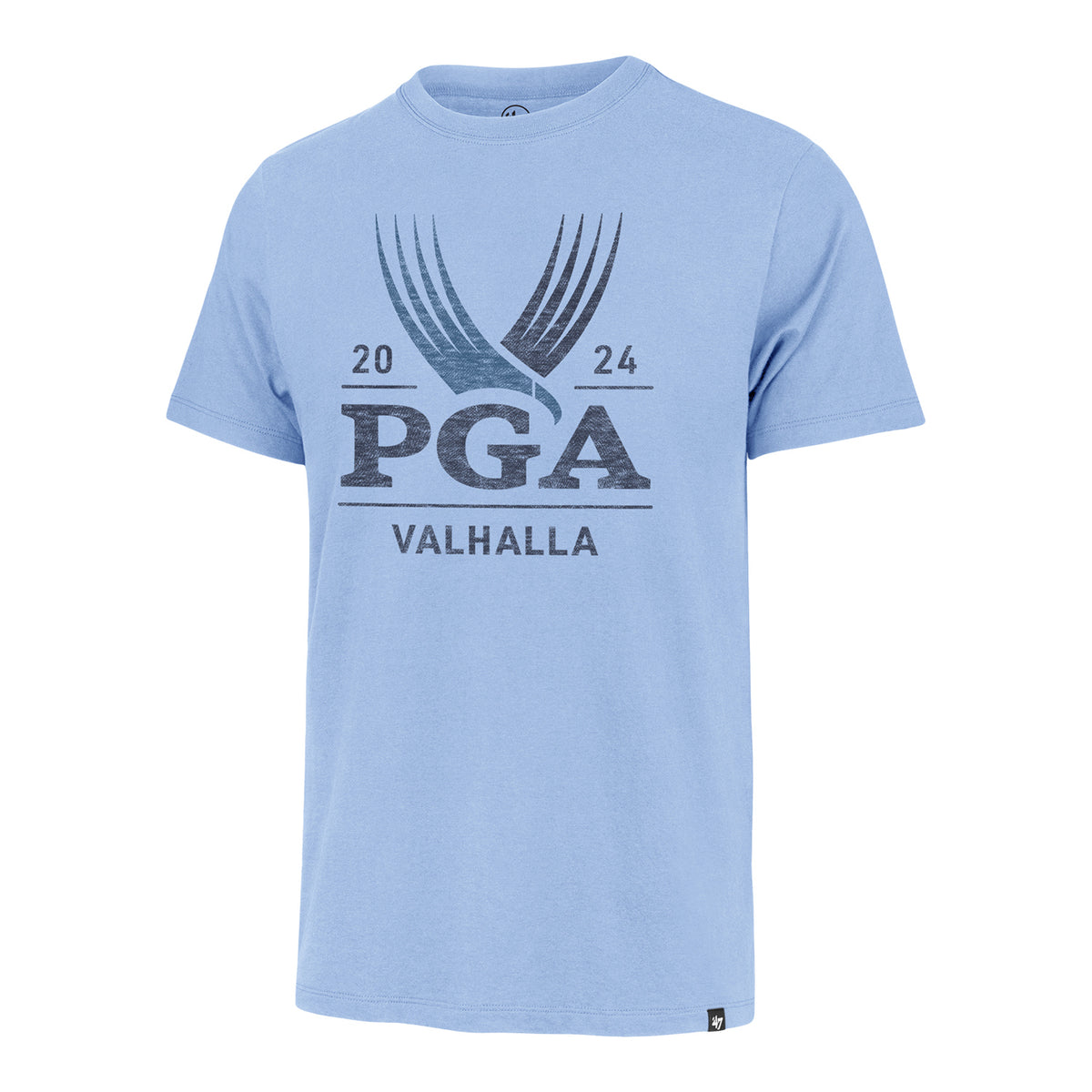 &#39;47 Brand 2024 PGA Championship T-Shirt in Gulf Blue - Front View