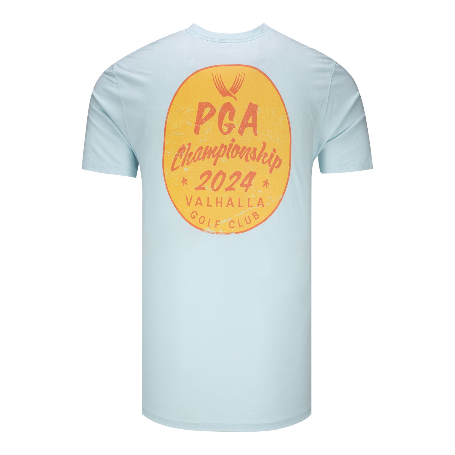 Imperial 2024 PGA Championship Placard T-Shirt in Cool Blue - Back View