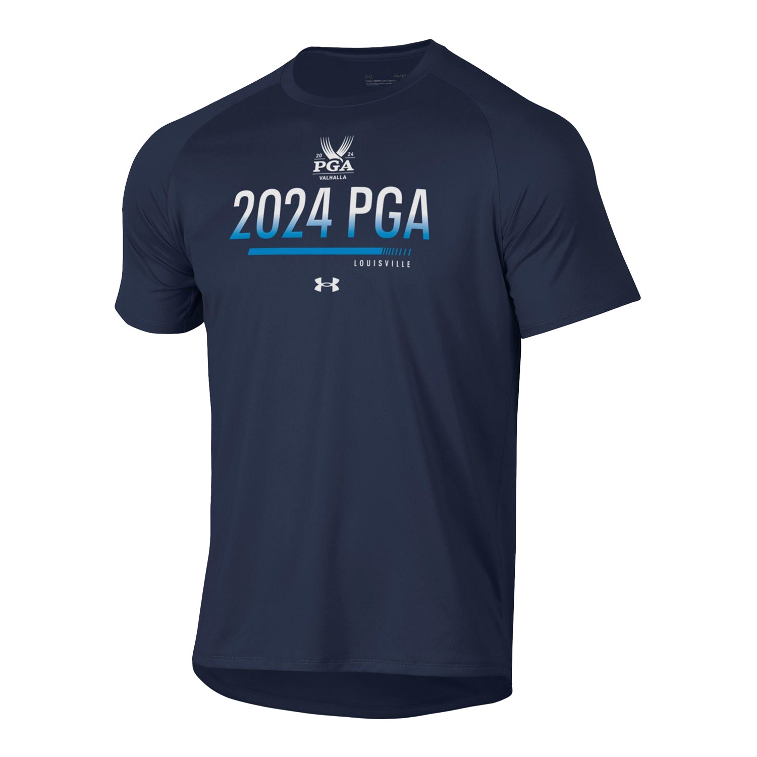 Under Armour 2024 PGA Championship Performance T-Shirt in Navy - Front View