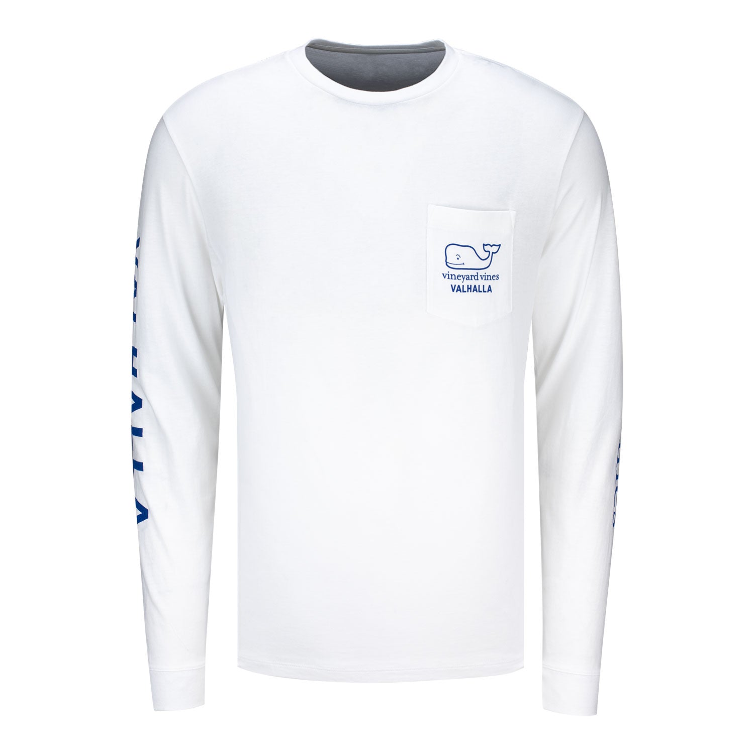 Vineyard Vines 2024 PGA Championship Long Sleeve Official Logo T-Shirt in White - Front View