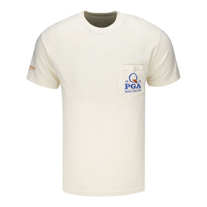 Barstool 2025 PGA Championship Quail Charlotte Clubhouse T-Shirt in Ivory - Front View