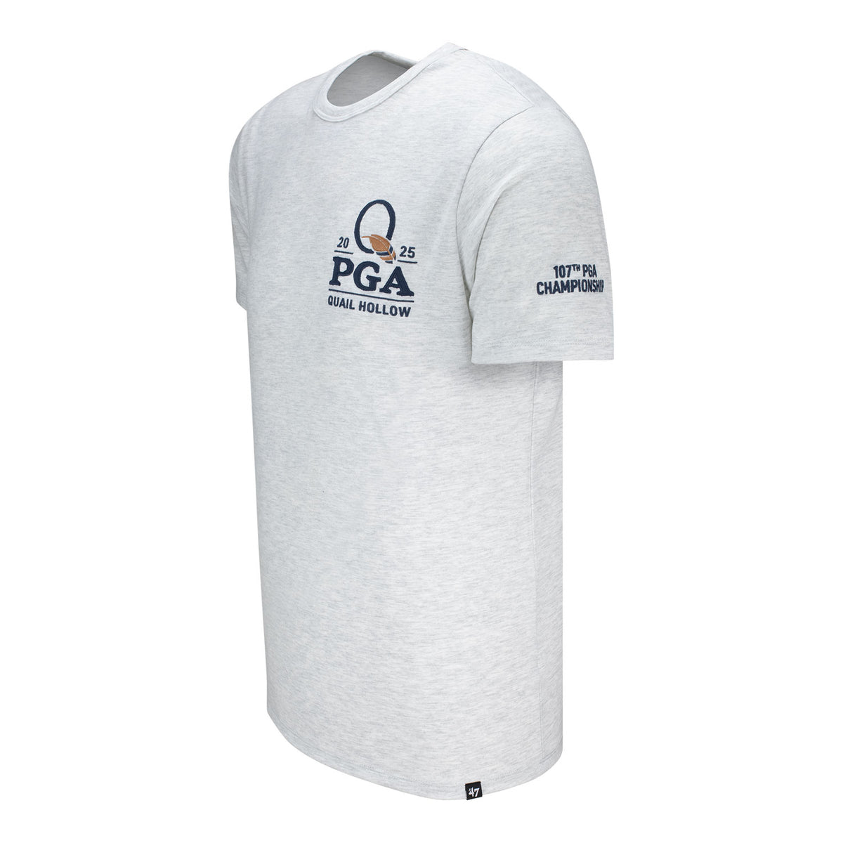 &#39;47 Brand 2025 PGA Championship Franklin Fieldhouse T-Shirt in Relay Grey - Left Side View