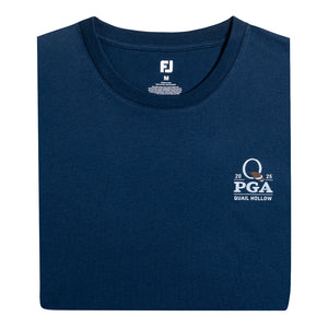 FootJoy 2025 PGA Championship Golf Cart Race Car T-Shirt in Navy - Folded Front View