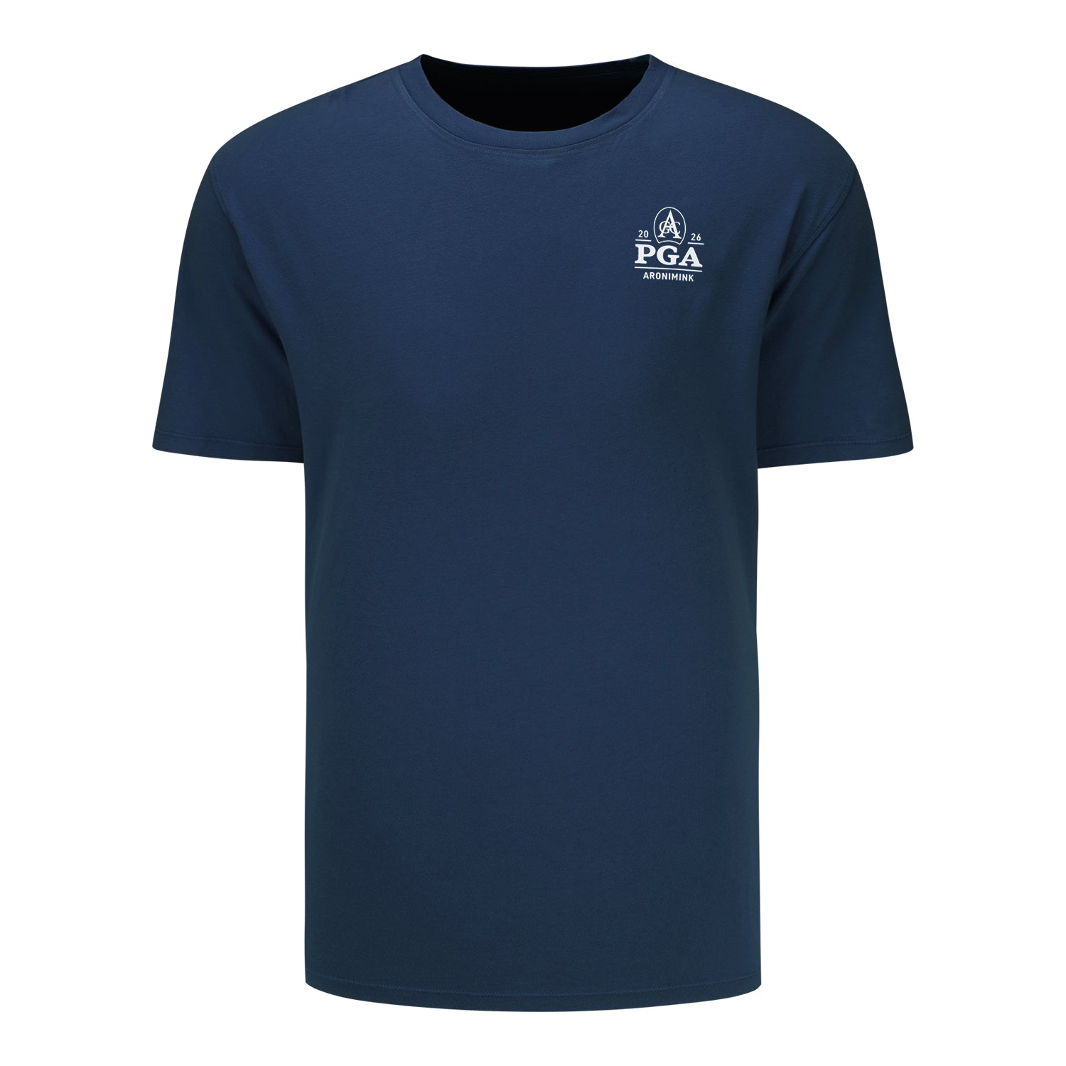 Ahead 2026 PGA Championship Past Champions T-Shirt in True Navy - Back View