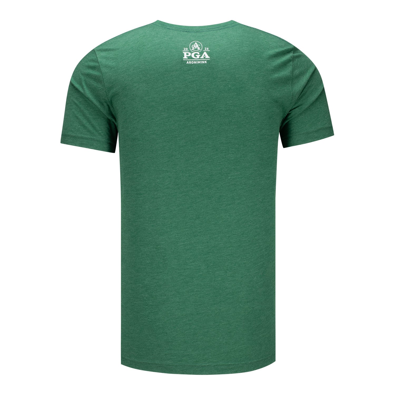 Ahead 2026 PGA Championship Clubhouse Sketch T-Shirt in Grass Green - Front View