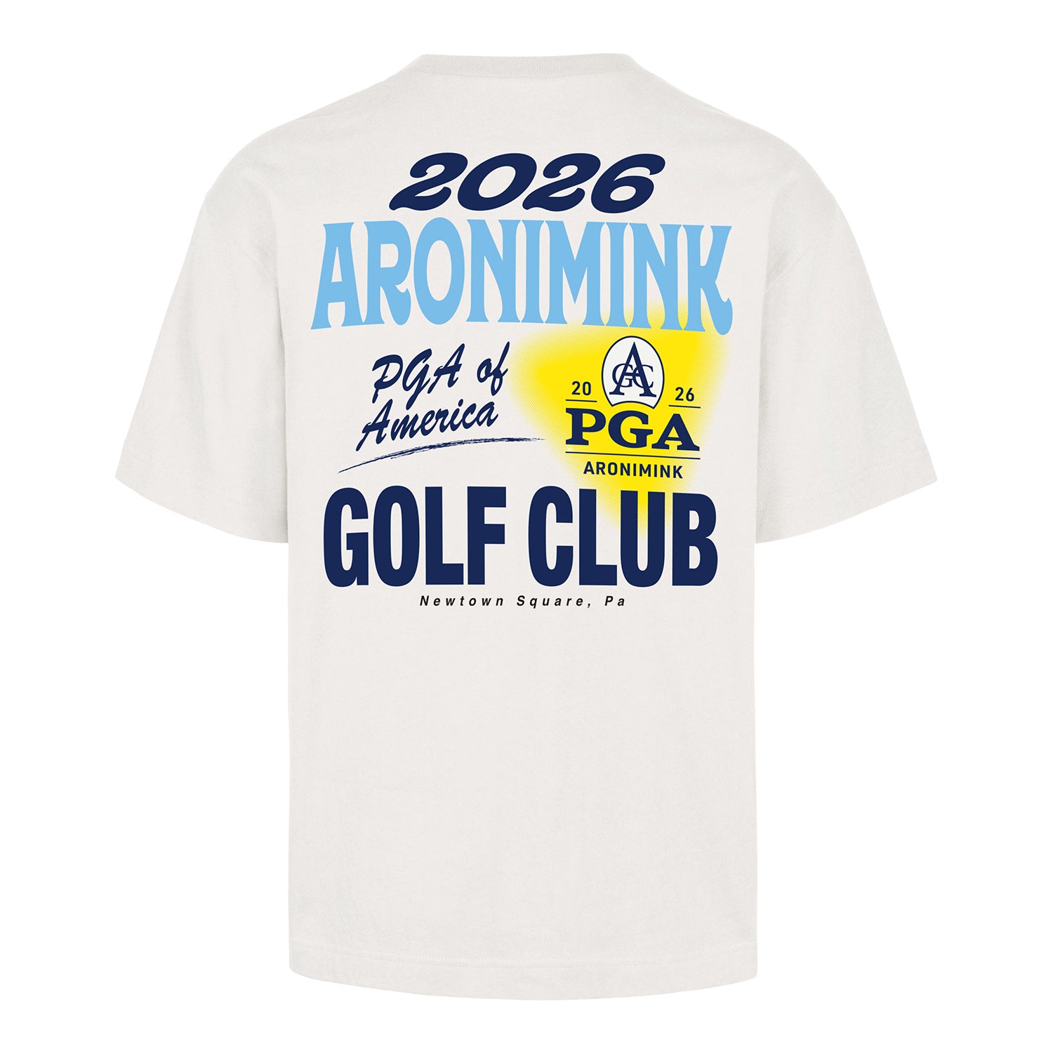 '47 Brand 2026 PGA Championship All Fire Foundation T-Shirt in Sandstone - Back View