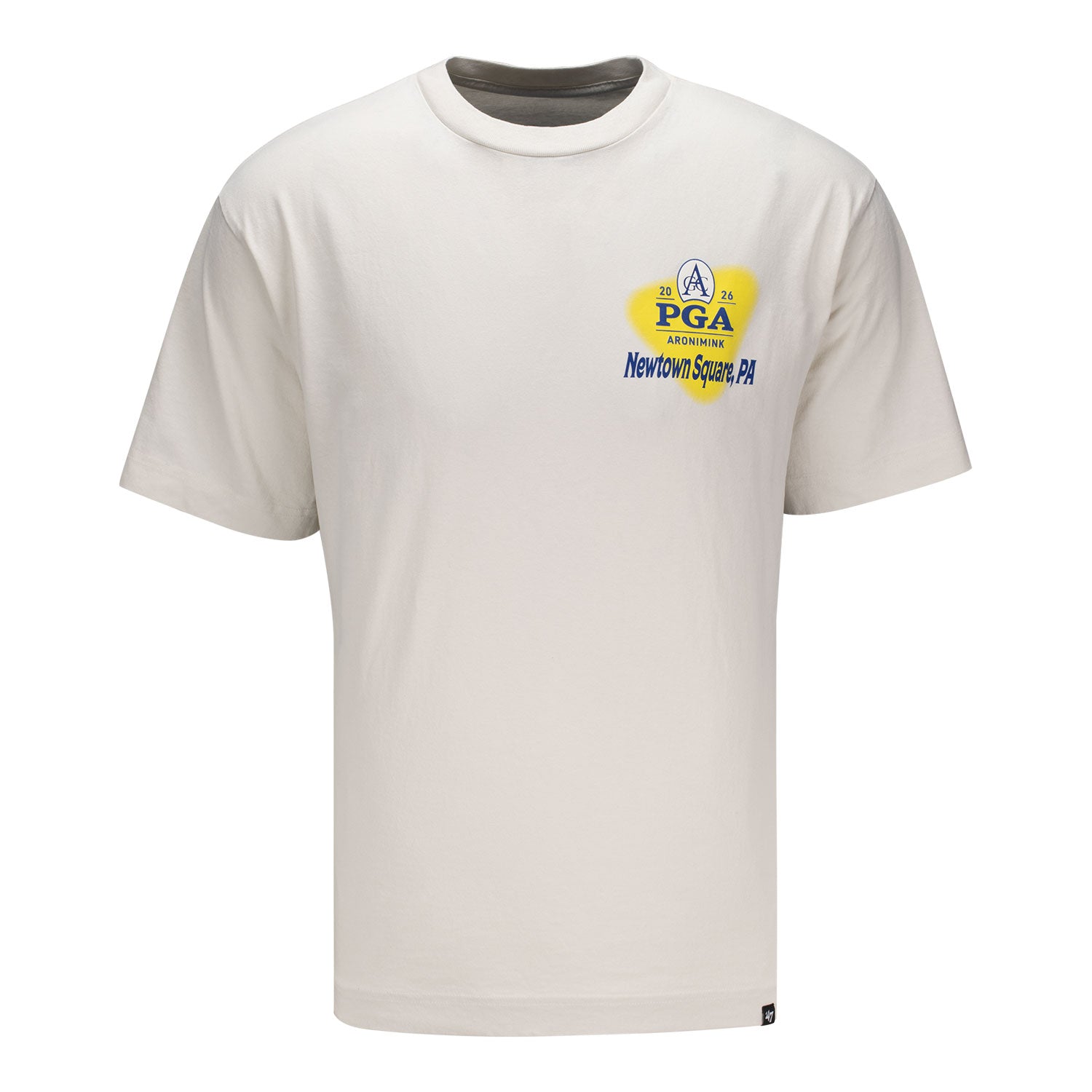 '47 Brand 2026 PGA Championship All Fire Foundation T-Shirt in Sandstone - Back View