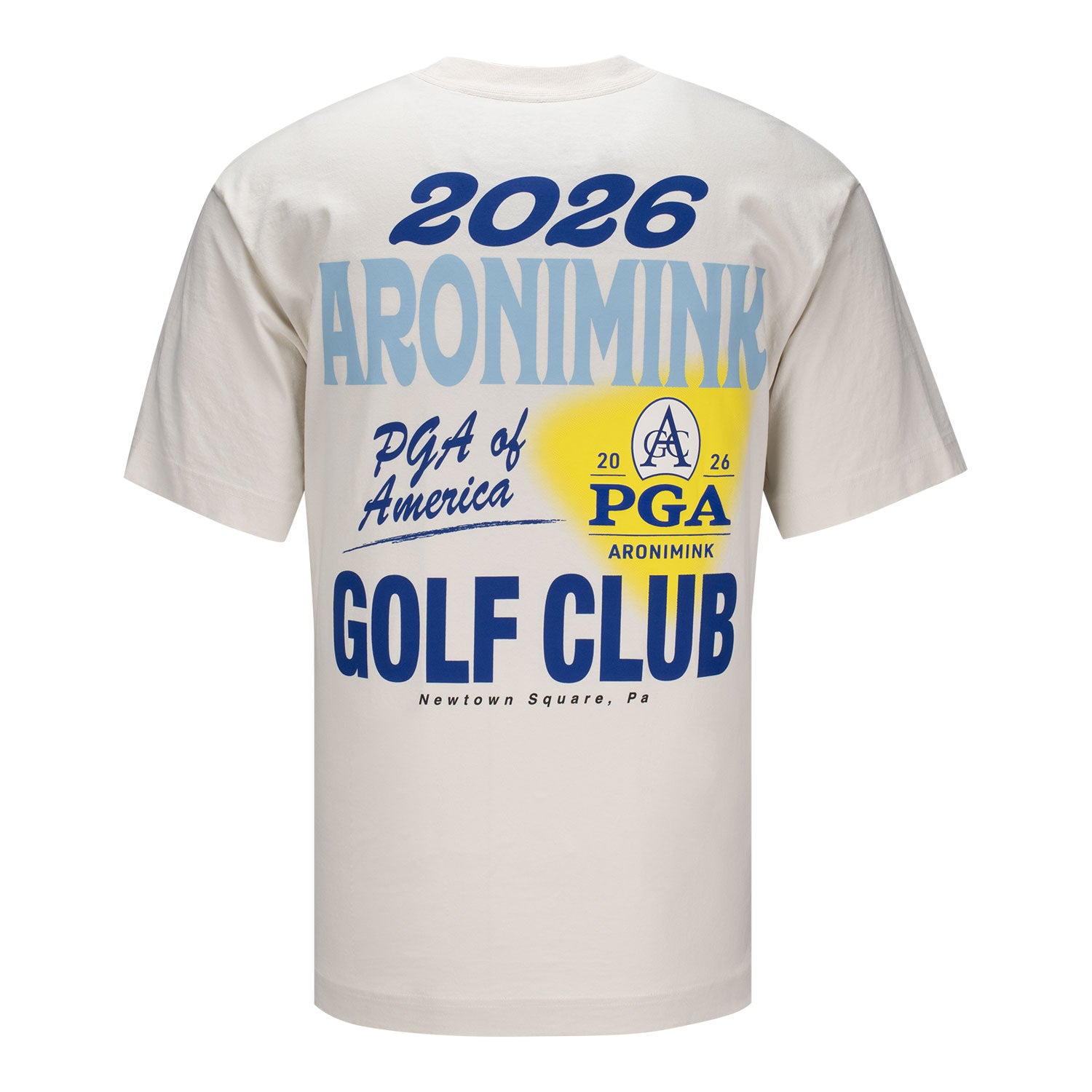 '47 Brand 2026 PGA Championship All Fire Foundation T-Shirt in Sandstone - Back View