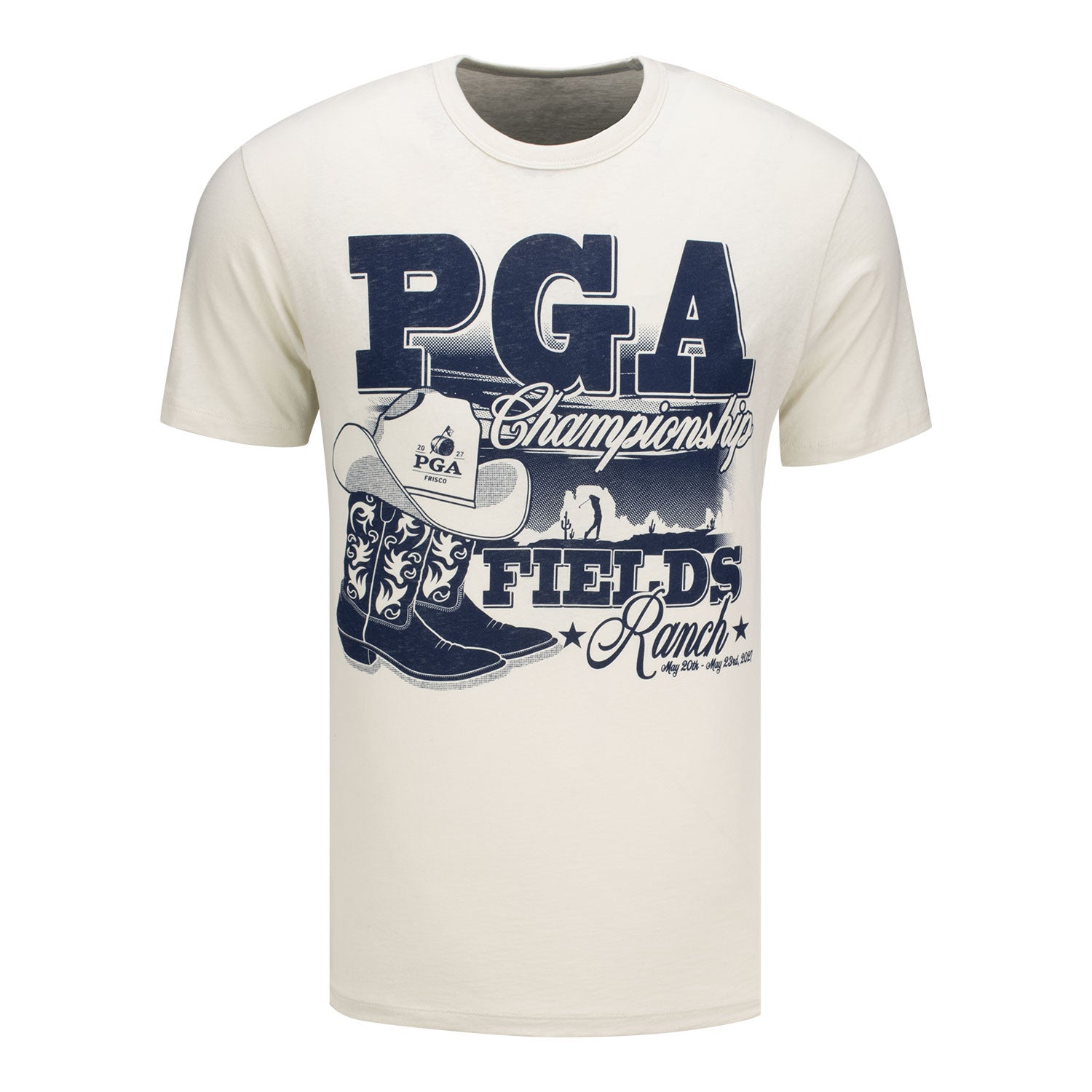 '47 Brand 2027 PGA Championship Franklin T-Shirt in Sandstone - Front