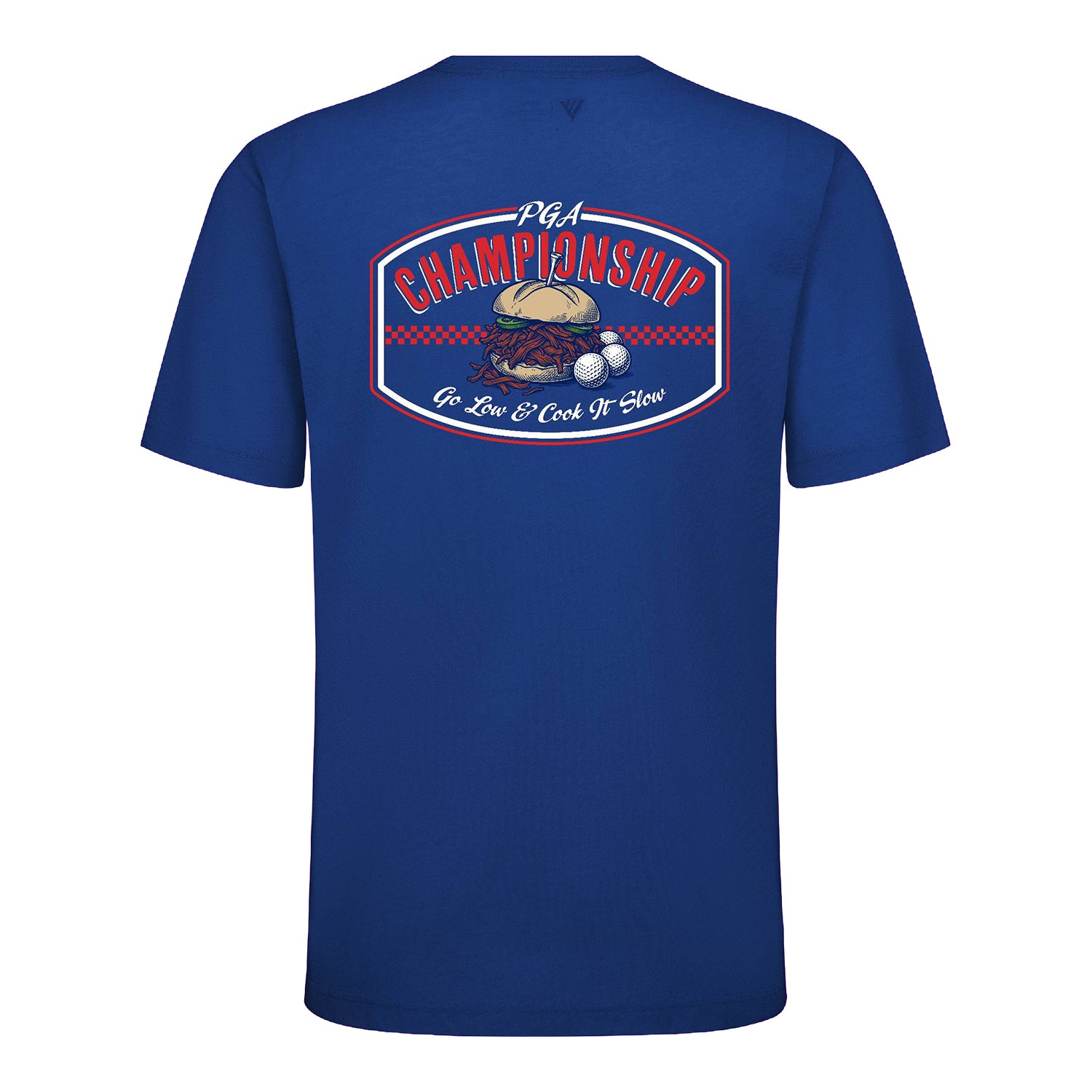 Levelwear 2027 PGA Championship Focal Pocket BBQ T-Shirt in Team Royal - Back