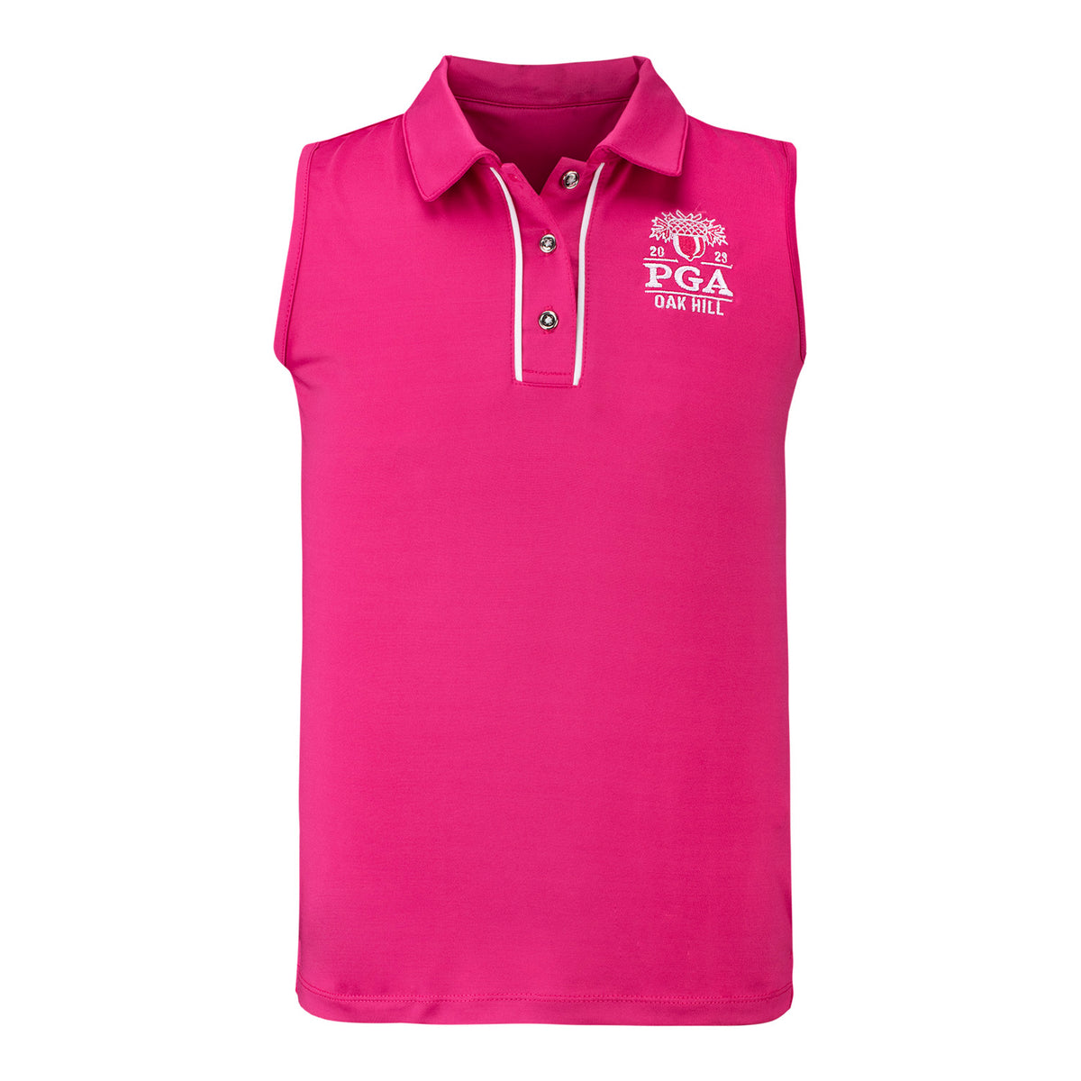 GARB 2023 PGA Championship Ainsley Polo in Pink- Front View