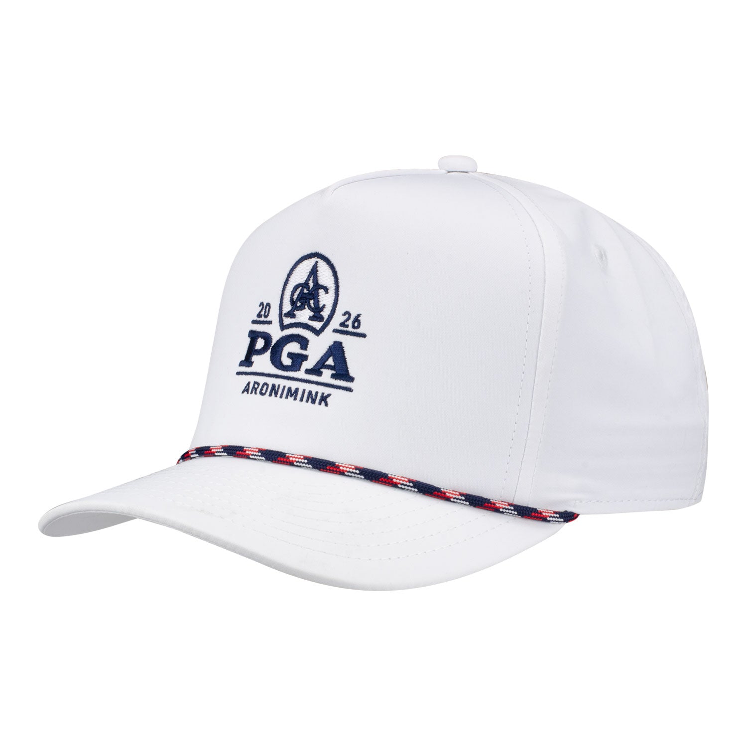 Imperial 2026 PGA Championship Youth Lil' Mikey Hat in White - Angled Front Left View