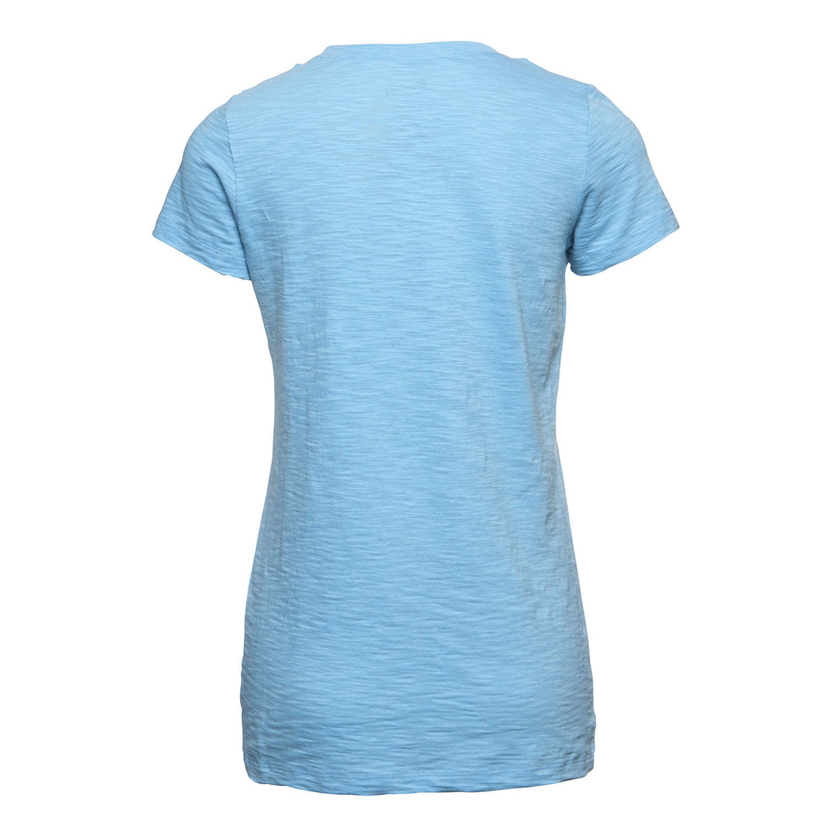 47 Brand Women&#39;s Scrum V-Neck T-Shirt in Blue- Back View