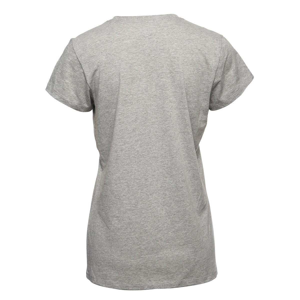 47 Brand Women&#39;s Imprint Club Scoop Neck T-Shirt in Grey- Back View