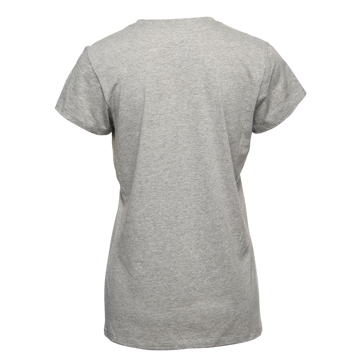 47 Brand Women's Imprint Club Scoop Neck T-Shirt in Grey- Front View