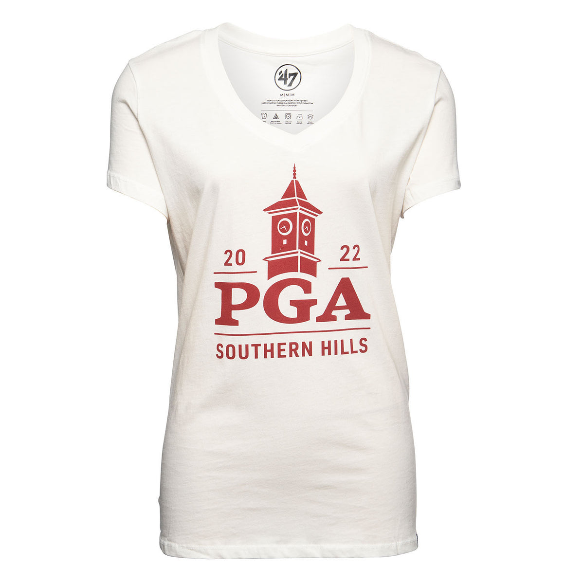 &#39;47 Brand Women&#39;s OSU Ultra T-Shirt in White- Front View