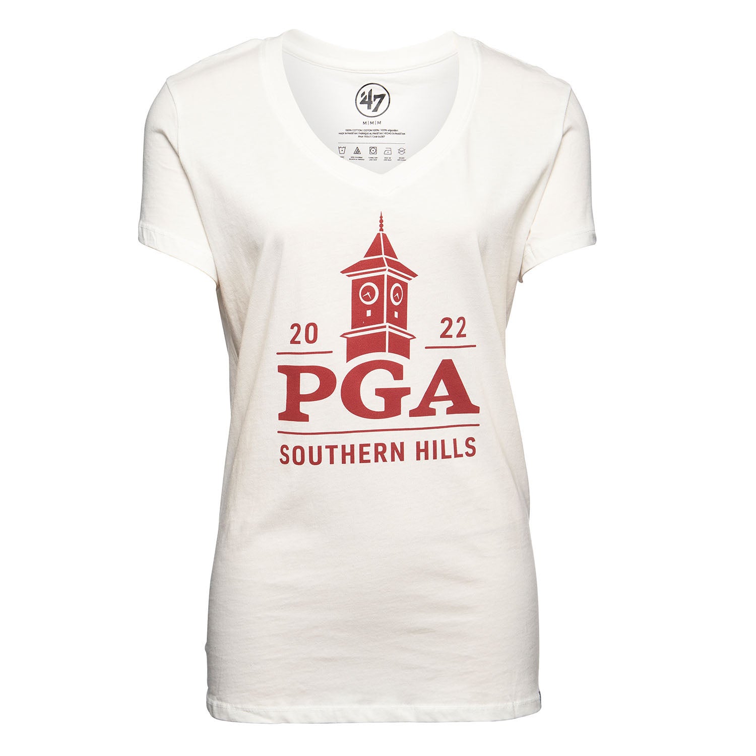 '47 Brand Women's OSU Ultra T-Shirt in White- Front View