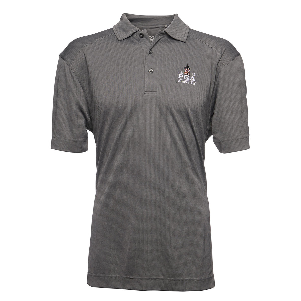 Cutter &amp; Buck Genre Polo in Grey- Front View
