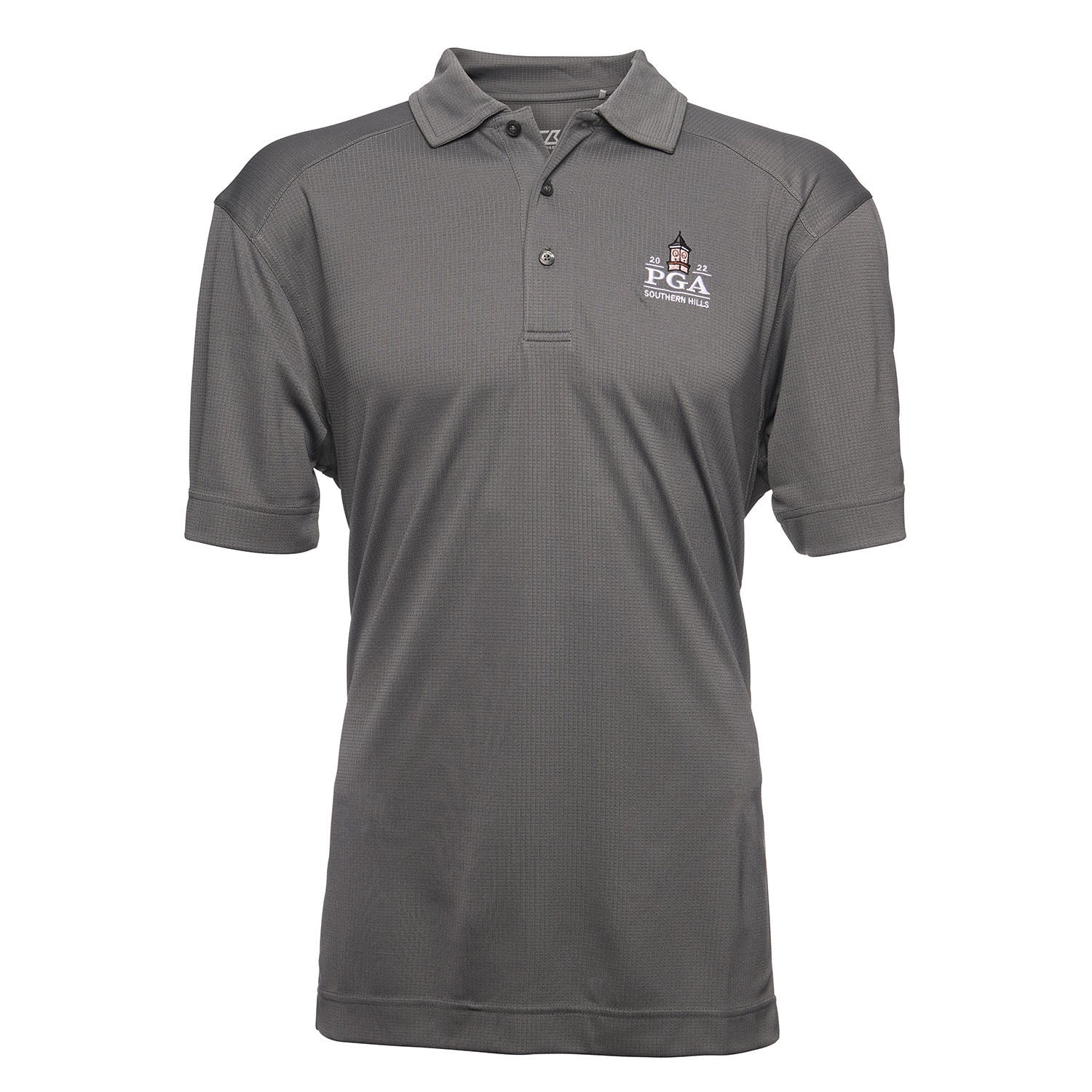Cutter & Buck Genre Polo in Grey- Front View