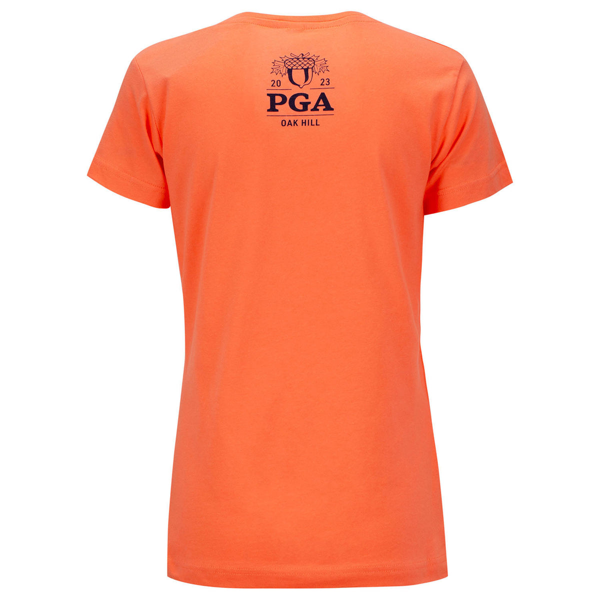 Ahead 2023 PGA Championship Women&#39;s PGA2023 T-Shirt in Orange- Back View