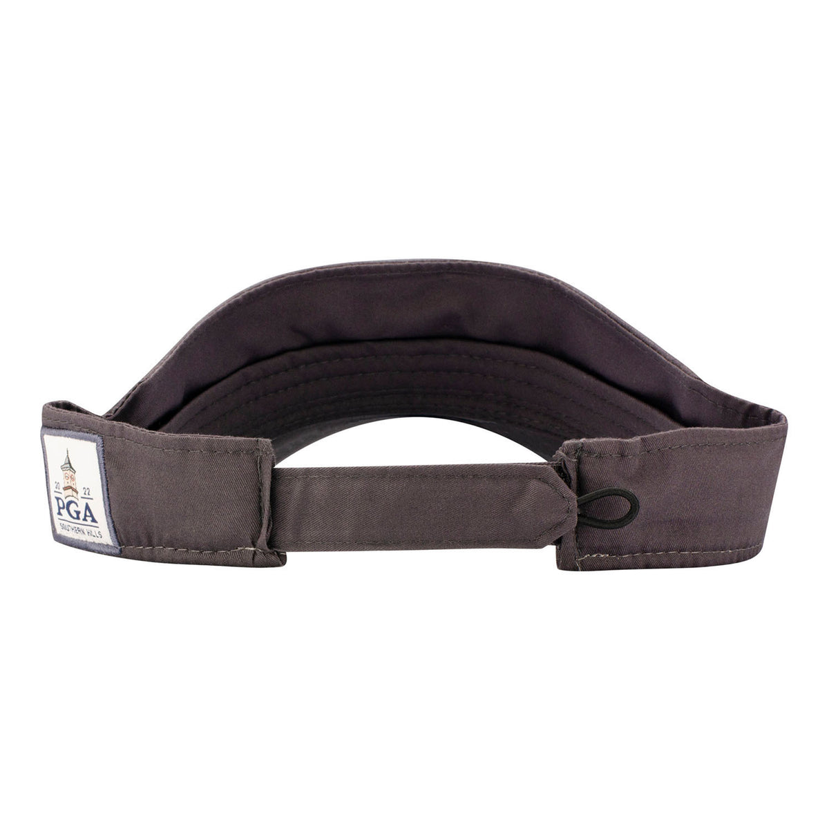 AHEAD Art Visor in Graphite- Back View