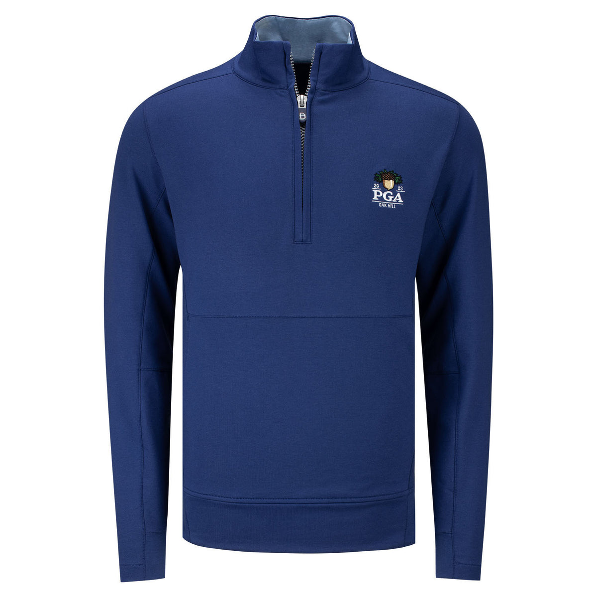 B. Draddy 2023 PGA Championship Russel Zip Pullover in Blue- Front View